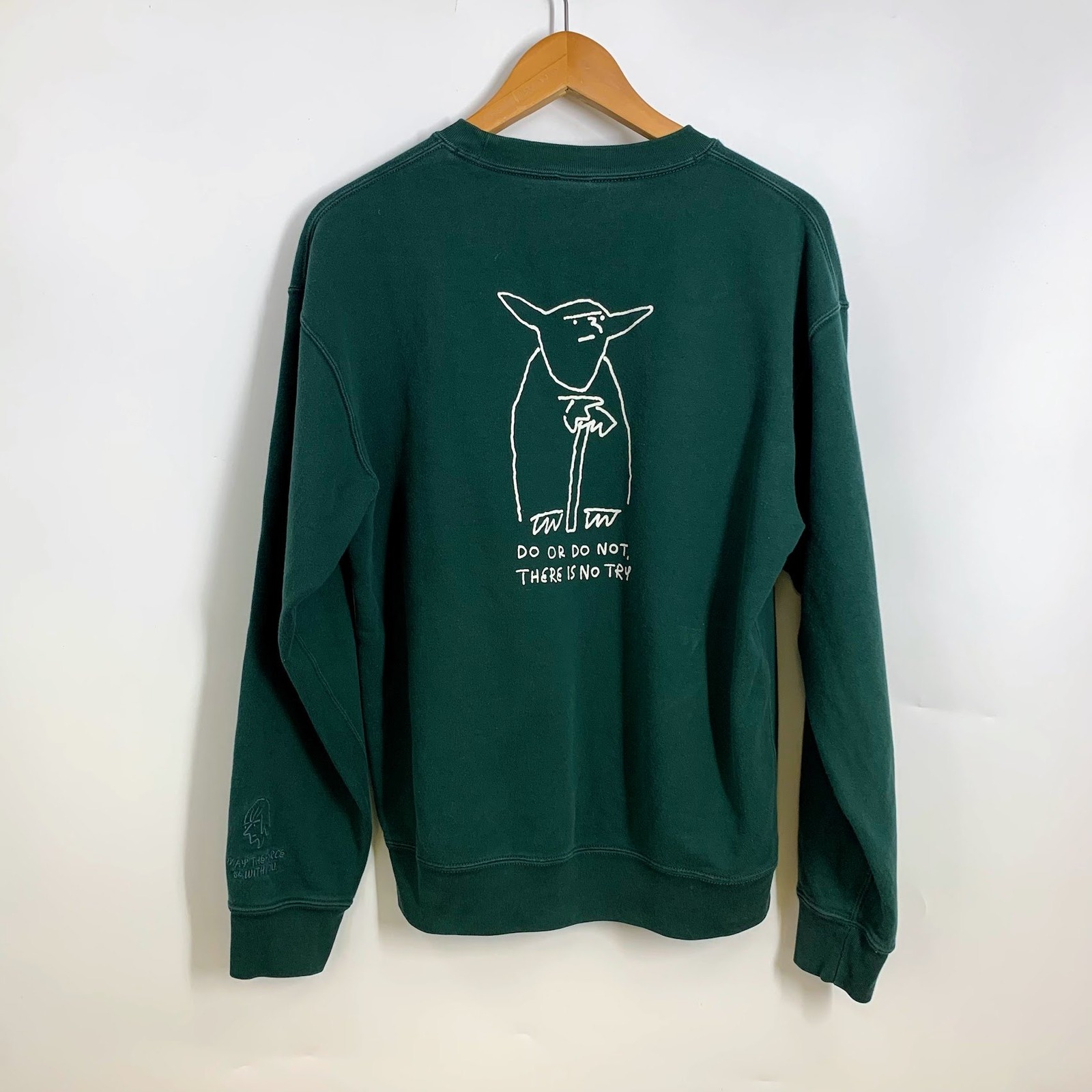 Uniqlo Ut Star Wars Yoda Graphic Sweatshirt Green Yu Nagaba Size S